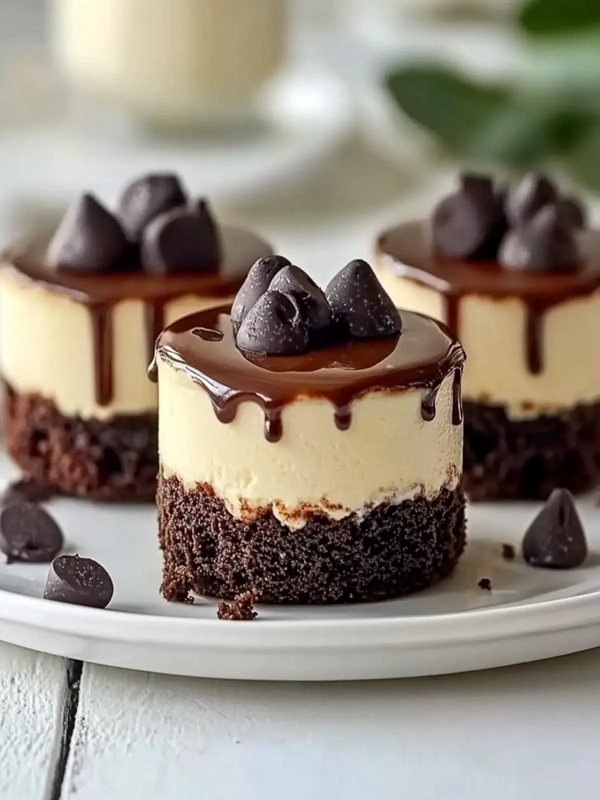 Decadent Brownie Bottom Mini Cheesecakes You’ll Love 2 Brownie Bottom Mini Cheesecakes