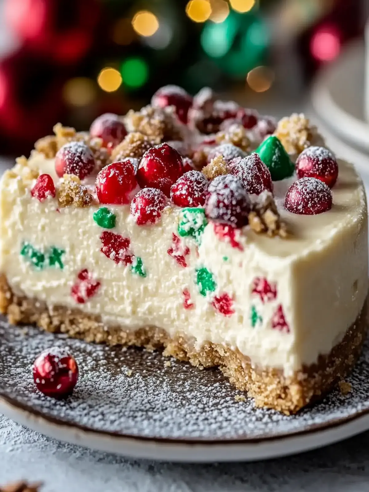 Christmas Sugar Cookie Cheesecake: Your New Holiday Favorite 3 Christmas Sugar Cookie Cheesecake