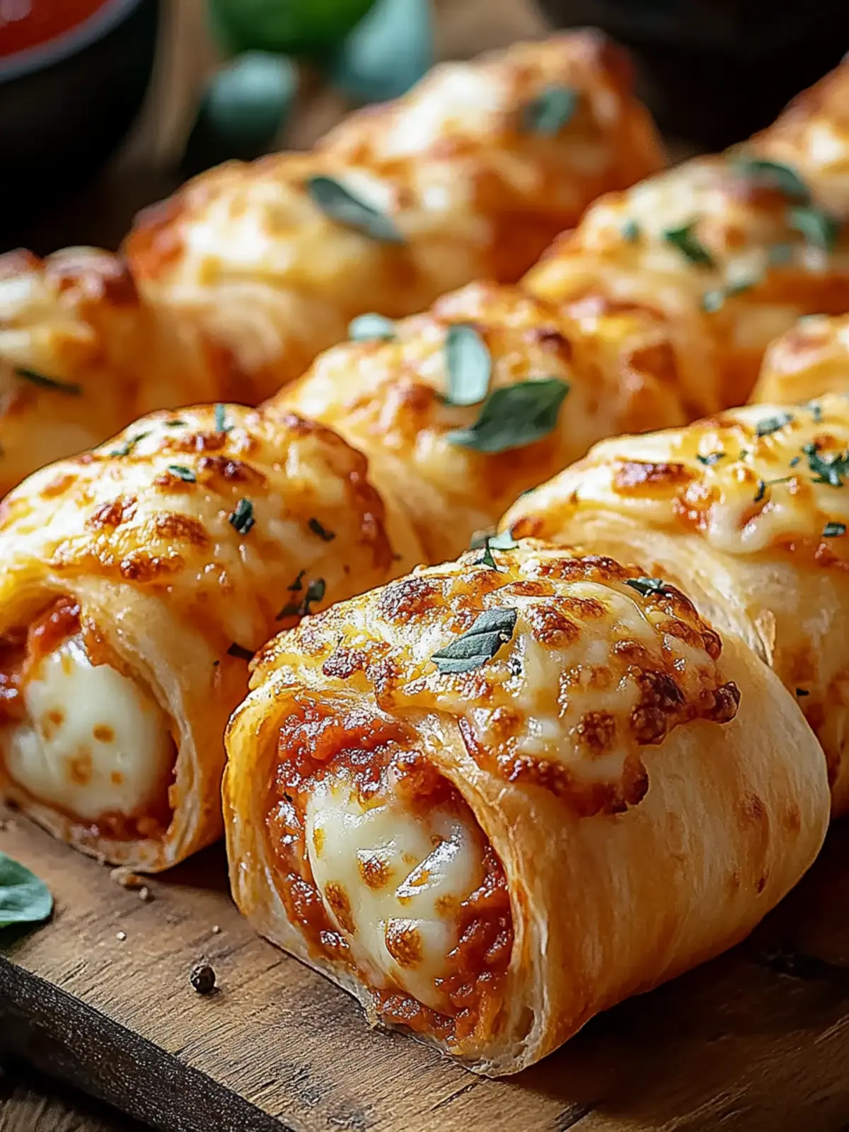 Amazing Flaky Mozzarella Pizza Rolls: Quick & Cheesy Delight 4 Amazing Flaky Mozzarella Pizza Rolls
