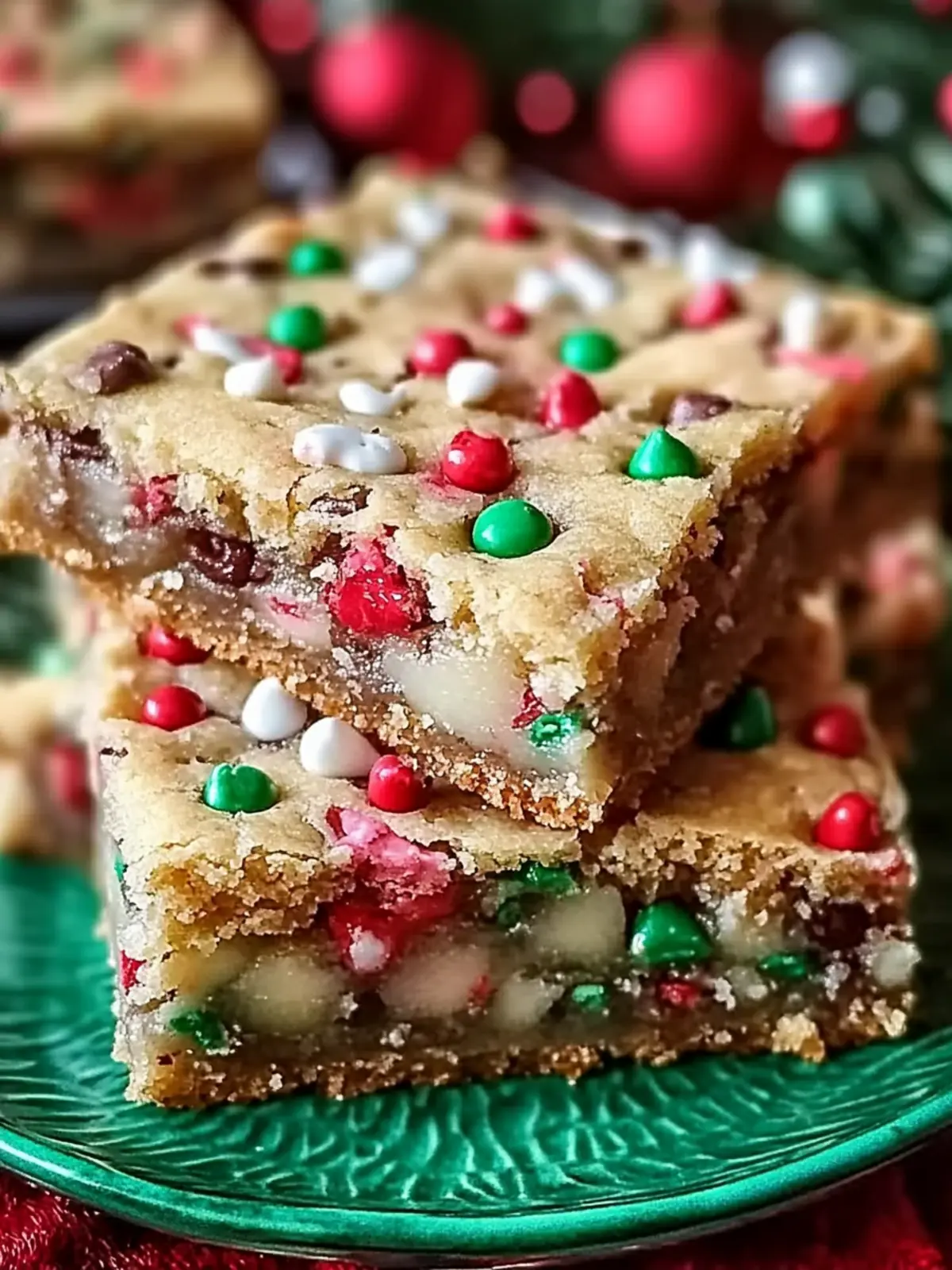 Melt-in-Your-Mouth Festive Christmas Cookie Bars Recipe 3 Festive Christmas Cookie Bars