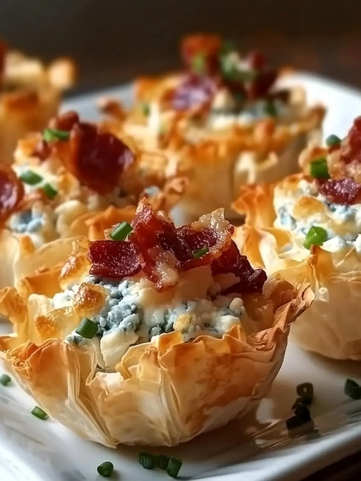 Bacon Blue Cheese Phyllo Cups: Your New Favorite Appetizer 2 Bacon Blue Cheese Phyllo Cups
