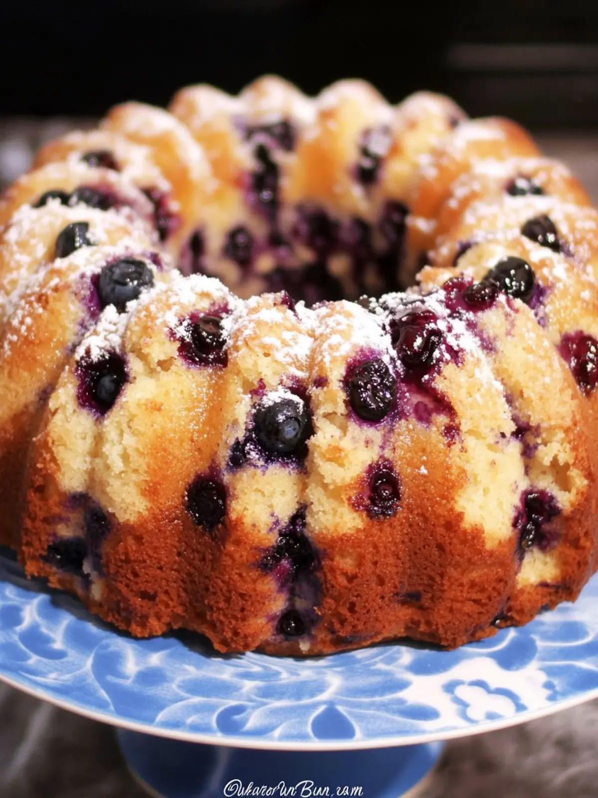 Blueberry Breakfast Bundt Cake