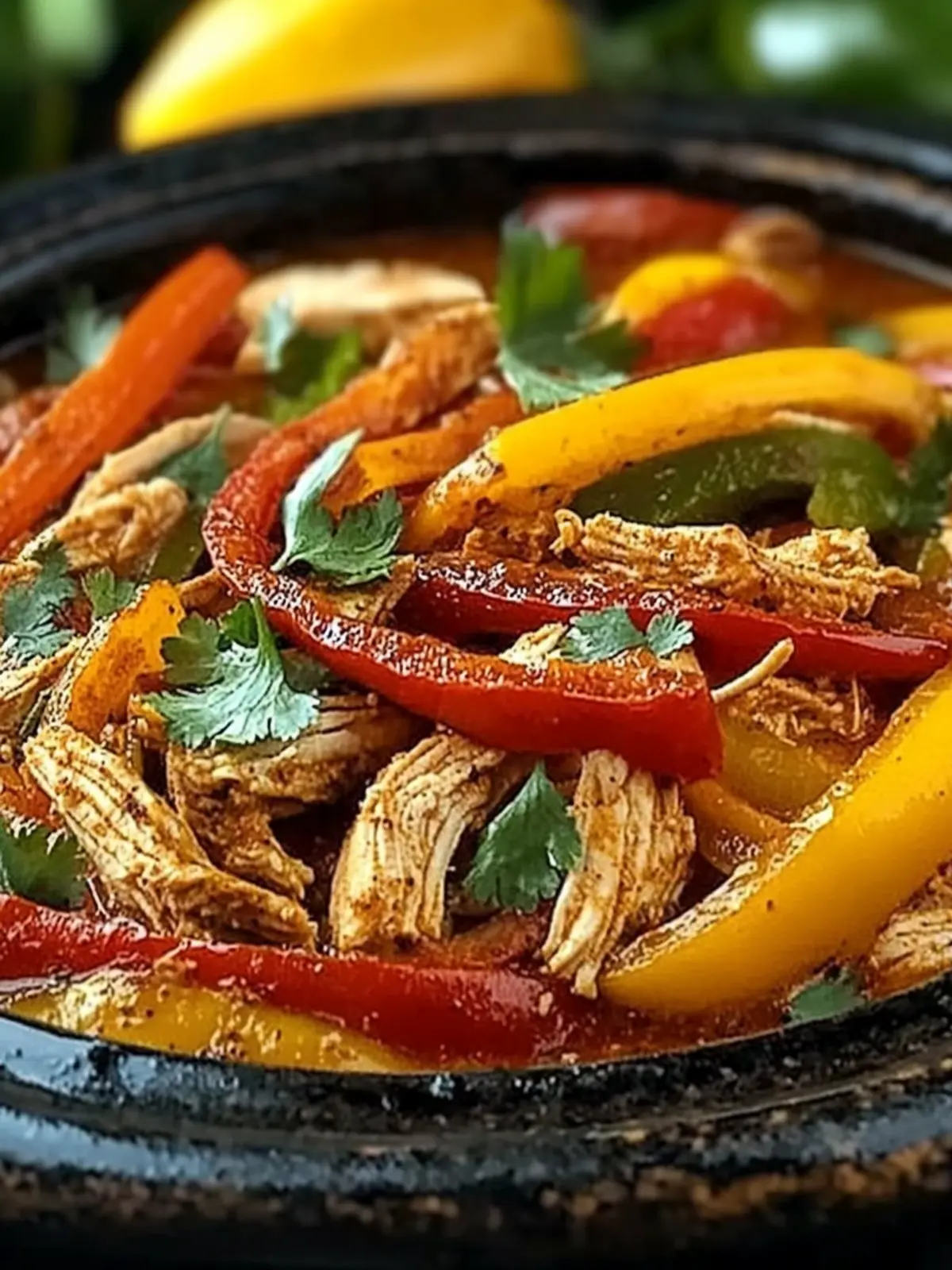 Crockpot Chicken Fajitas