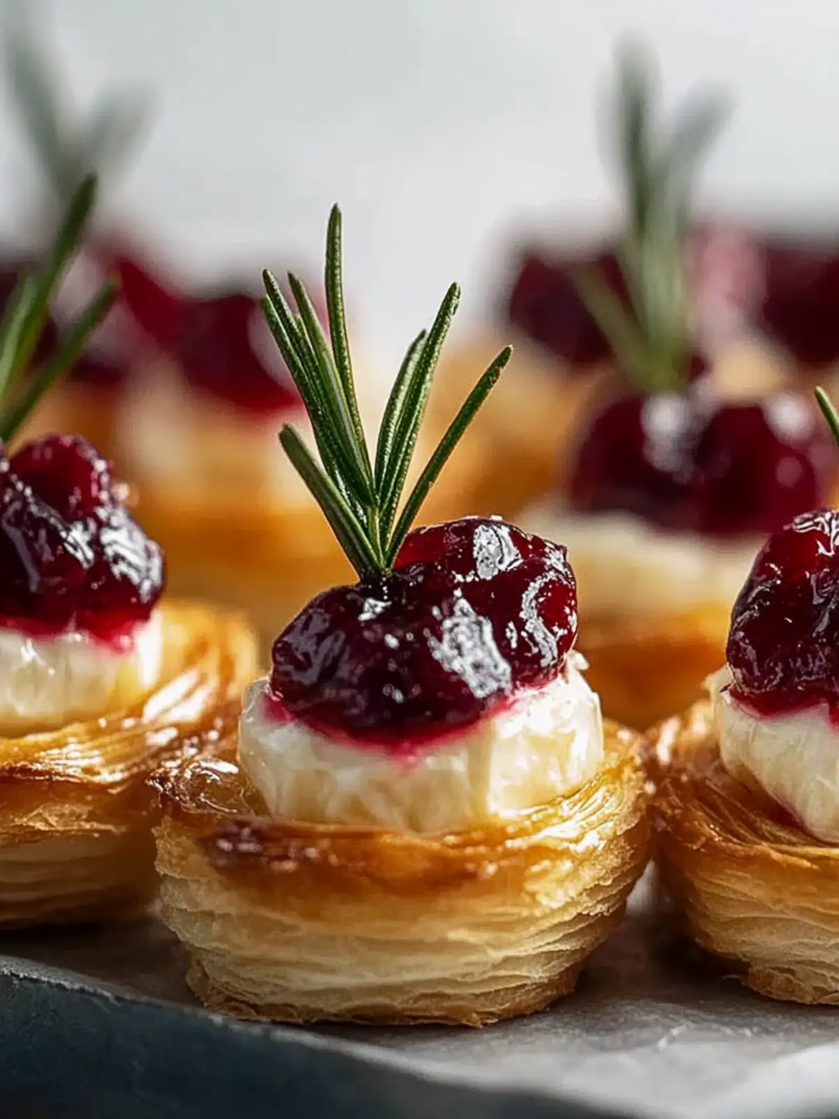 Mini Cranberry Brie Bites: Quick & Irresistible Holiday Treats 2 Mini Cranberry Brie Bites