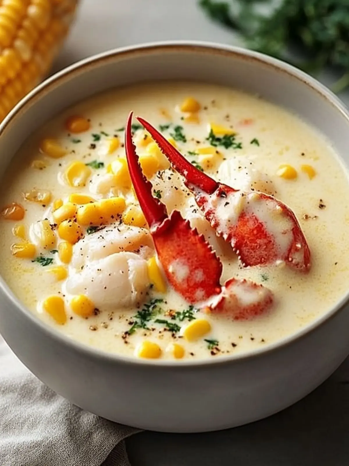 Creamy Bobby Flays Crab And Corn Chowder