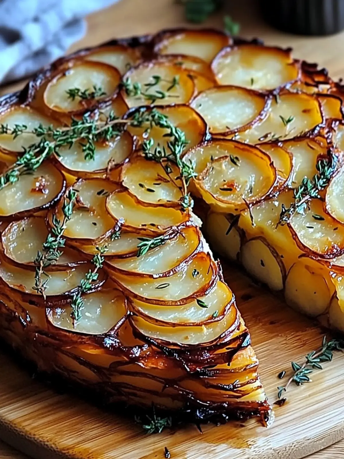 Crispy Balsamic-Thyme Potato Torte: Irresistibly Easy Elegance 2 Crispy Balsamic-Thyme Potato Torte