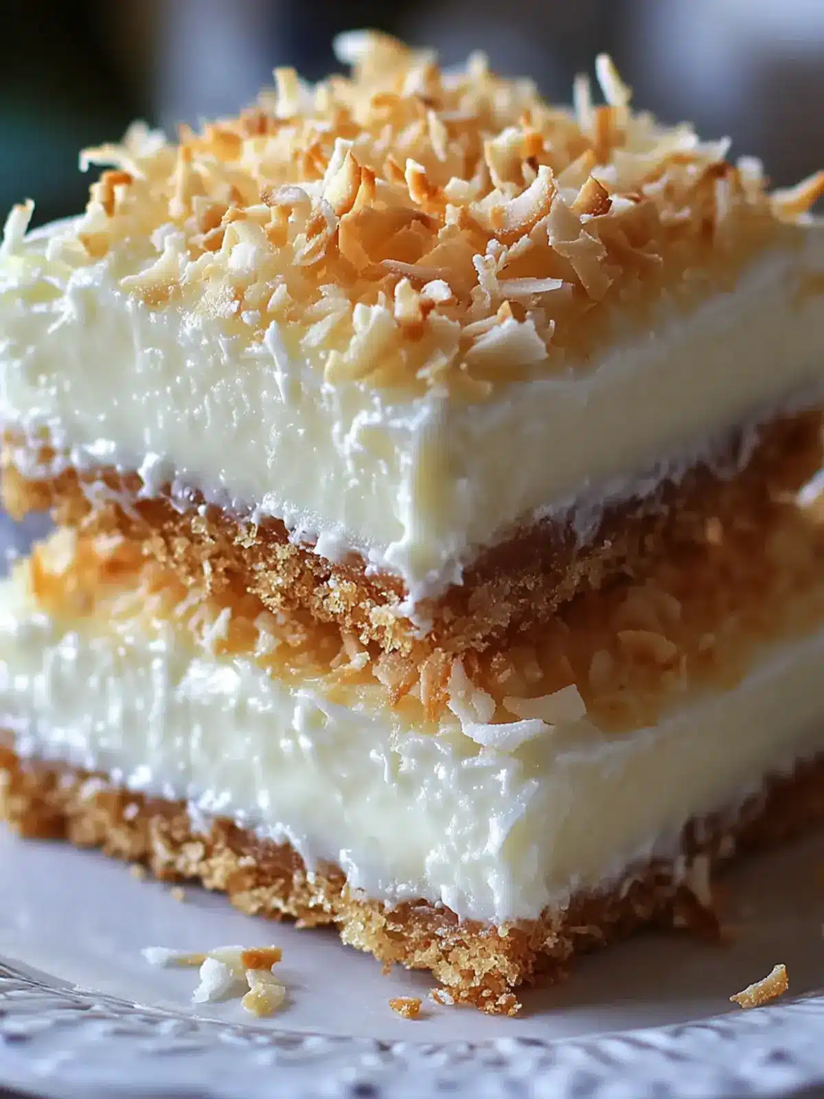Decadent Coconut Cream Bars