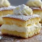Vanilla Custard Cream Squares