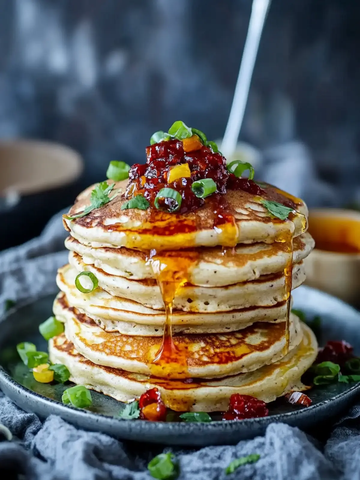 Savoury Dinner Pancakes with Chilli Butter That Wow Your Tastebuds 2 Savoury Dinner Pancakes with Chilli Butter