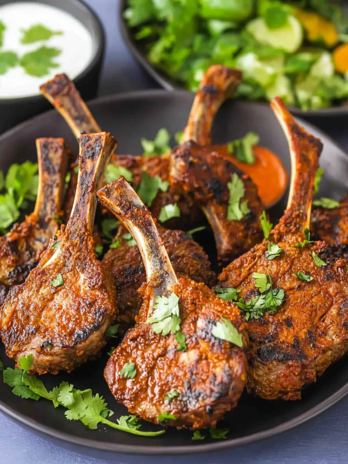 Tandoori Lamb Chops: Juicy Air Fryer Delight You’ll Love 2 Tandoori Lamb Chops (Air Fryer Option)