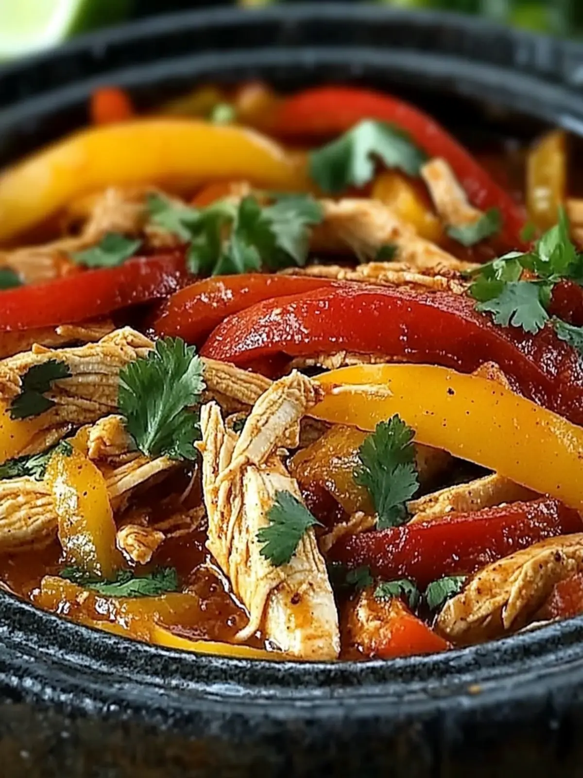 Crockpot Chicken Fajitas