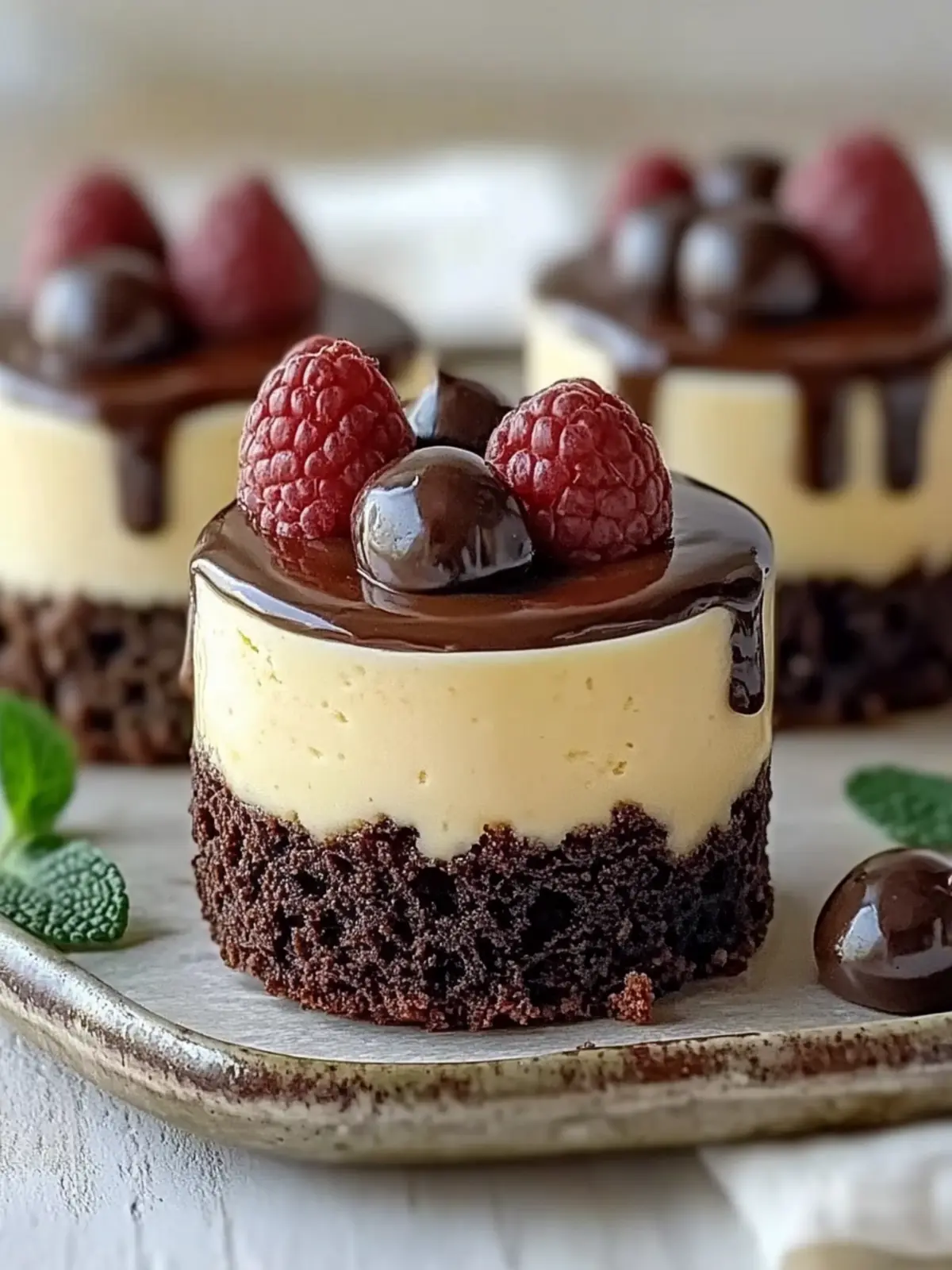 Decadent Brownie Bottom Mini Cheesecakes You’ll Love 5 Brownie Bottom Mini Cheesecakes