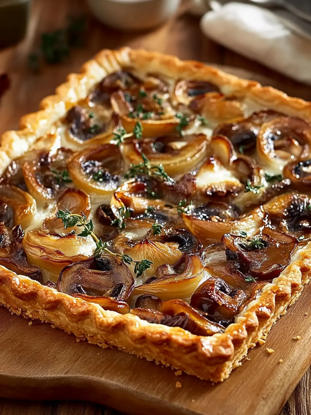 Caramelized Onion & Mushroom Tart: A Easy Gourmet Delight 3 Caramelized Onion & Mushroom Tart