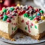 Christmas Sugar Cookie Cheesecake