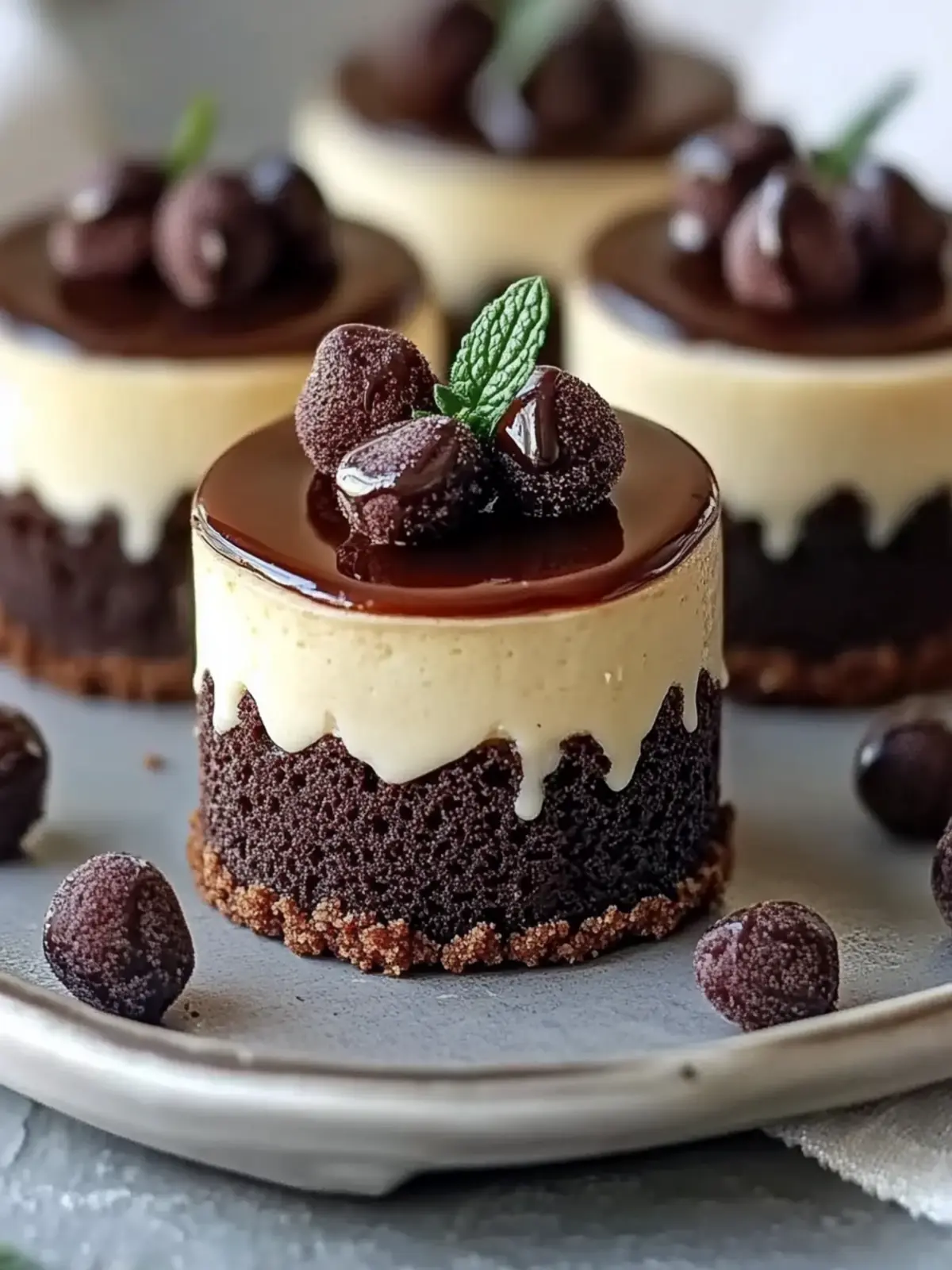 Decadent Brownie Bottom Mini Cheesecakes You’ll Love 3 Brownie Bottom Mini Cheesecakes