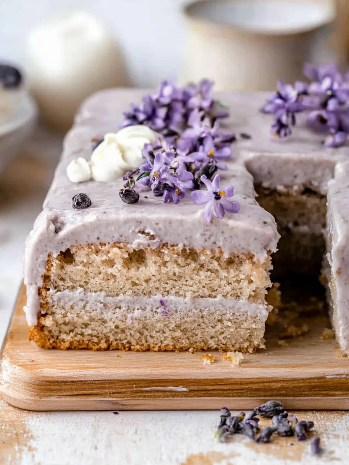 Heavenly London Fog Cake with Earl Grey and Lavender Twist 4 London Fog Cake