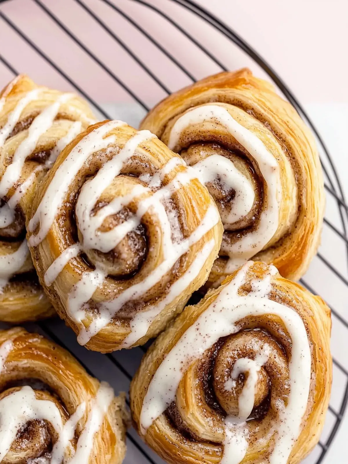 Puff Pastry Cinnamon Rolls: Quick, Flaky Goodness for Breakfast 4 Puff Pastry Cinnamon Rolls