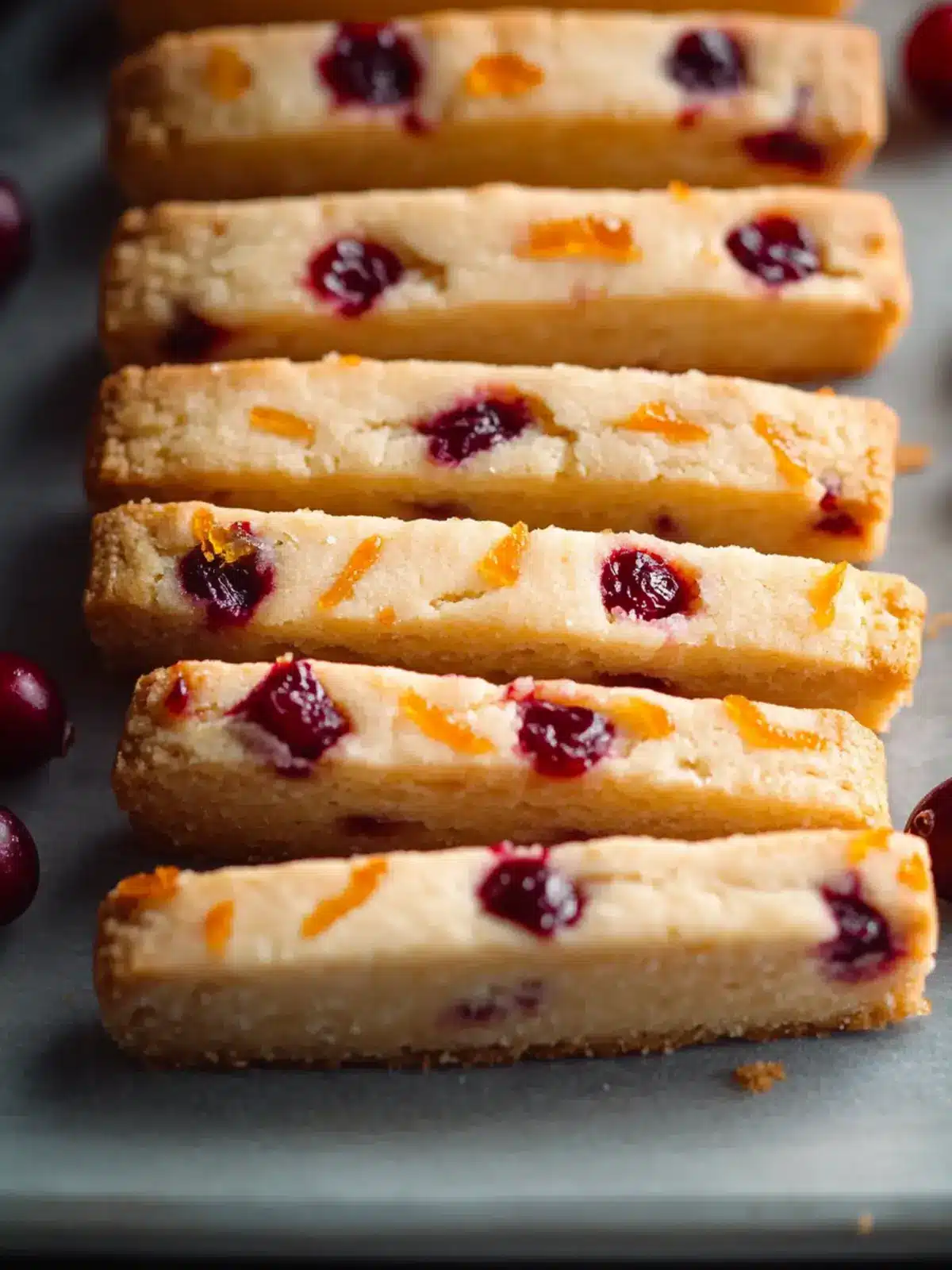 Melt-in-Your-Mouth Orange Cranberry Shortbread Cookies 2 Orange Cranberry Shortbread Cookies