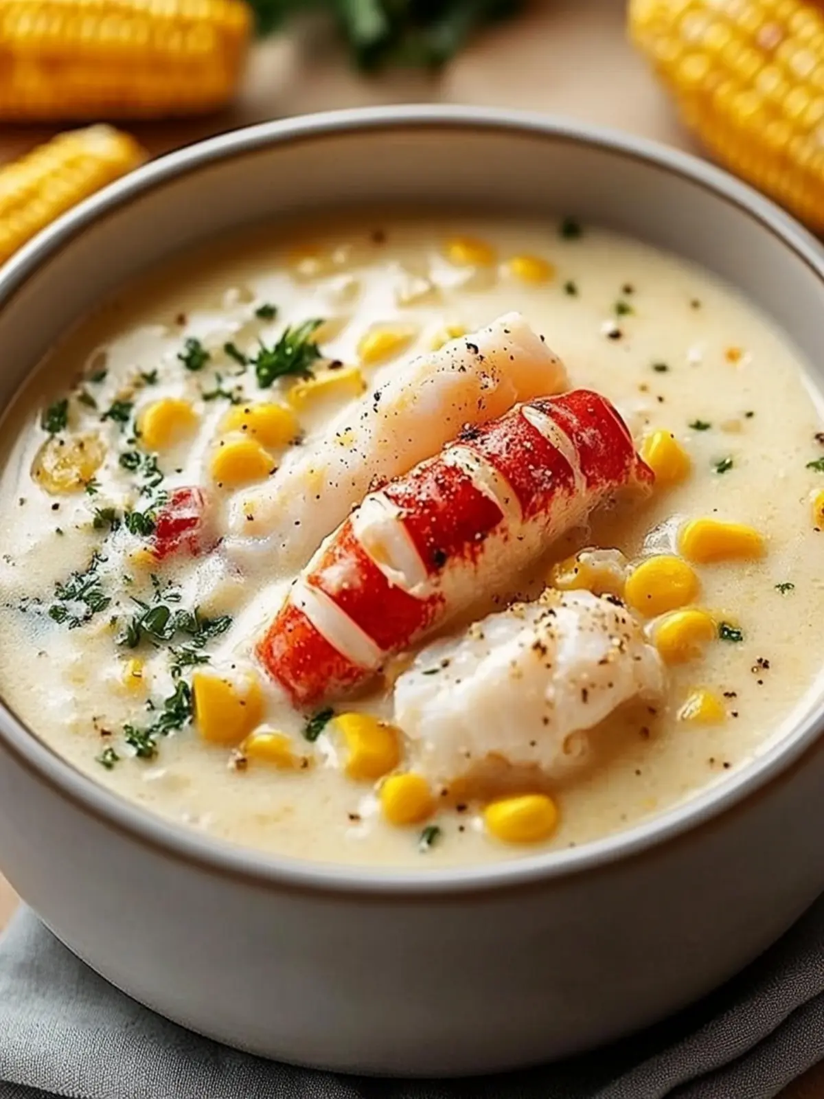Creamy Bobby Flays Crab And Corn Chowder
