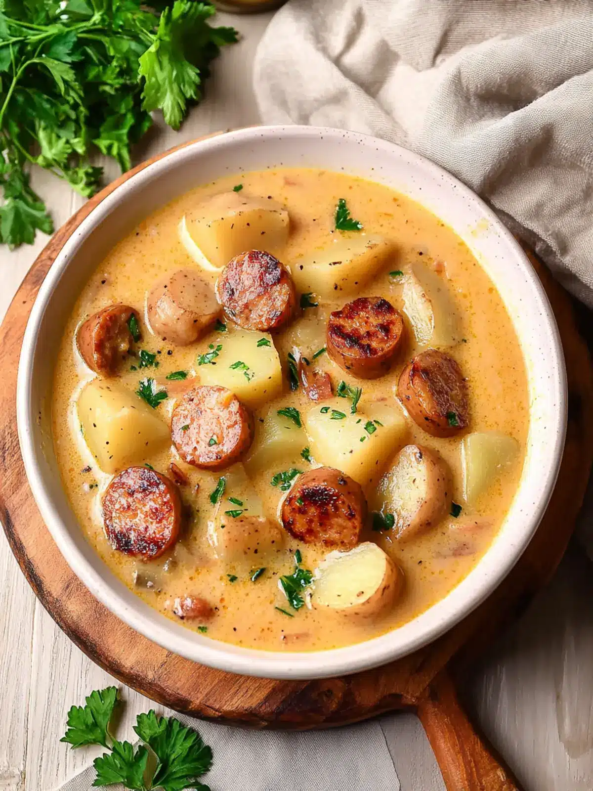 Cajun Potato Soup with Sausage: Comfort Food in 1 Hour 4 Cajun Potato Soup with Sausage