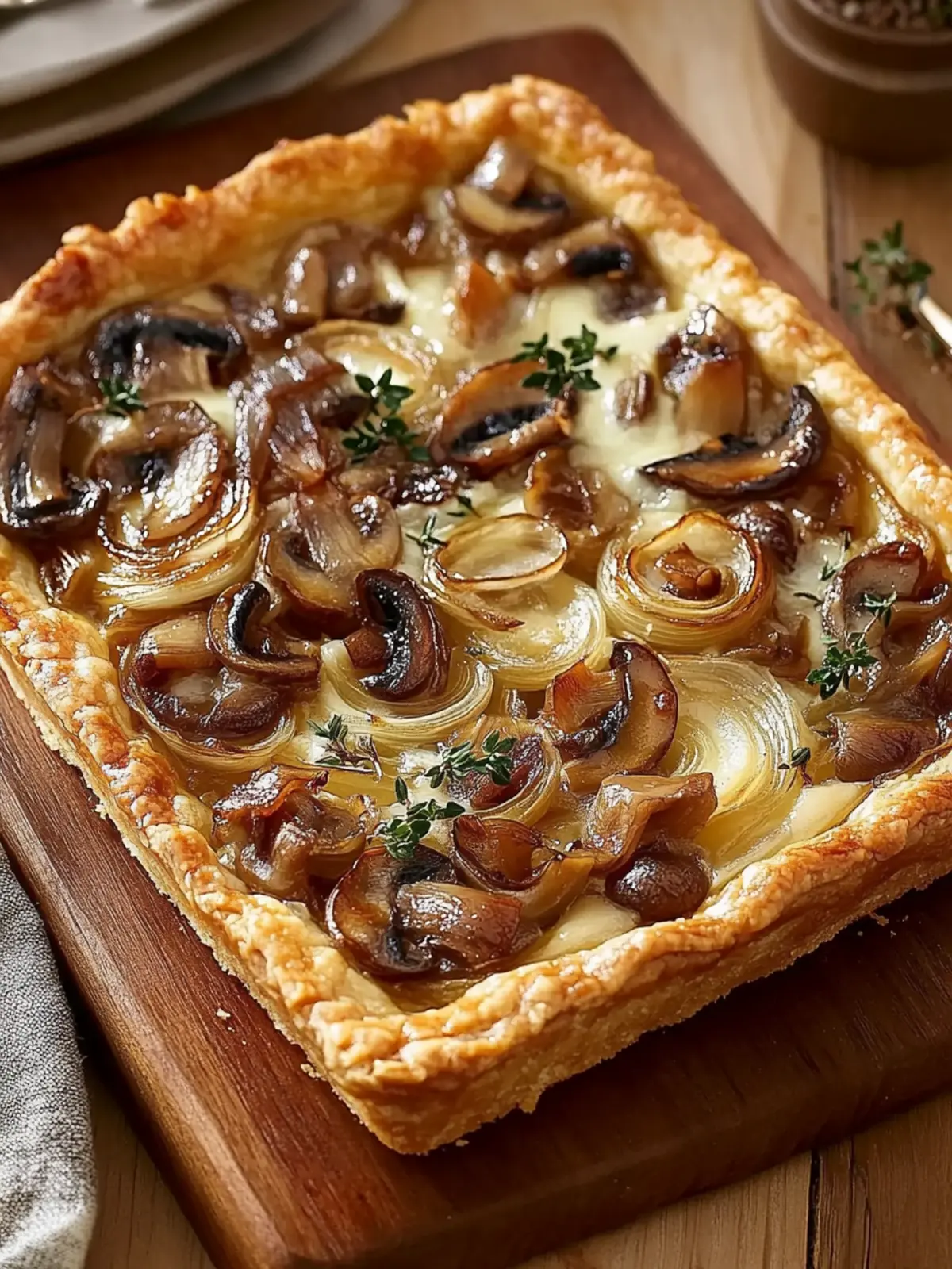 Caramelized Onion & Mushroom Tart: A Easy Gourmet Delight 4 Caramelized Onion & Mushroom Tart