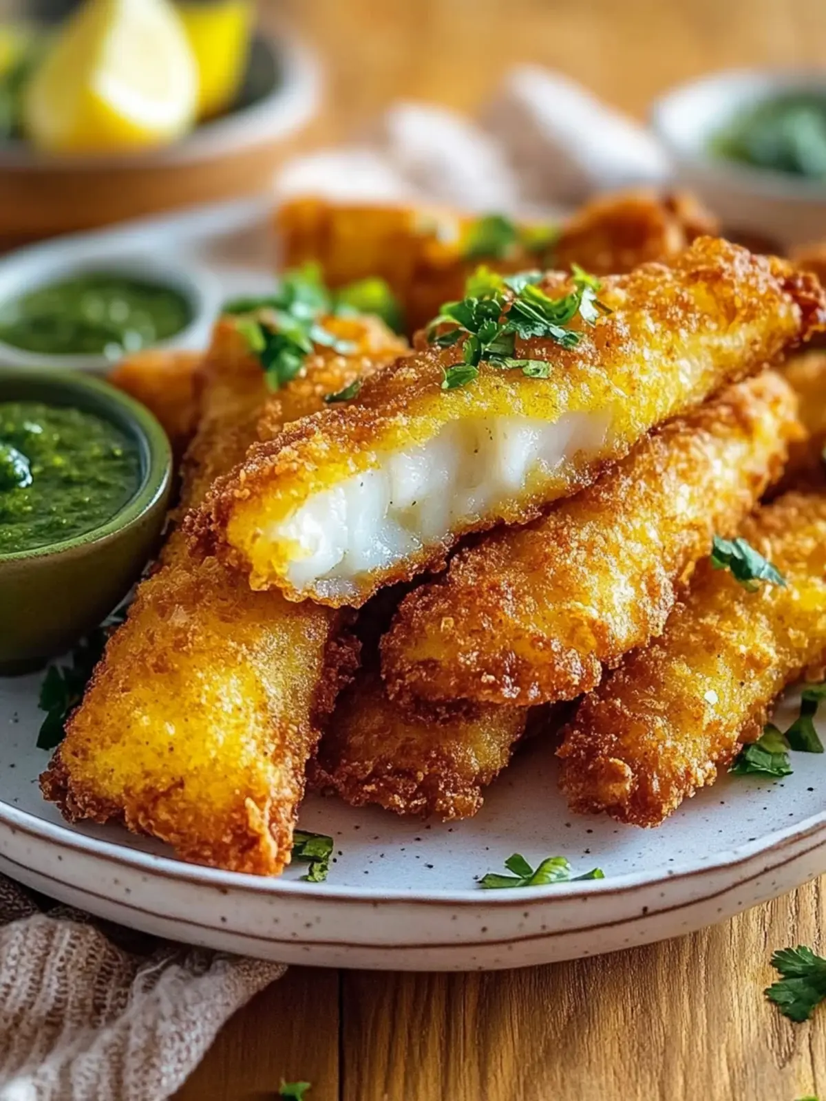 Crispy Battered Fish Goujons: Your New Family Favorite Treat 4 Crispy Battered Fish Goujons