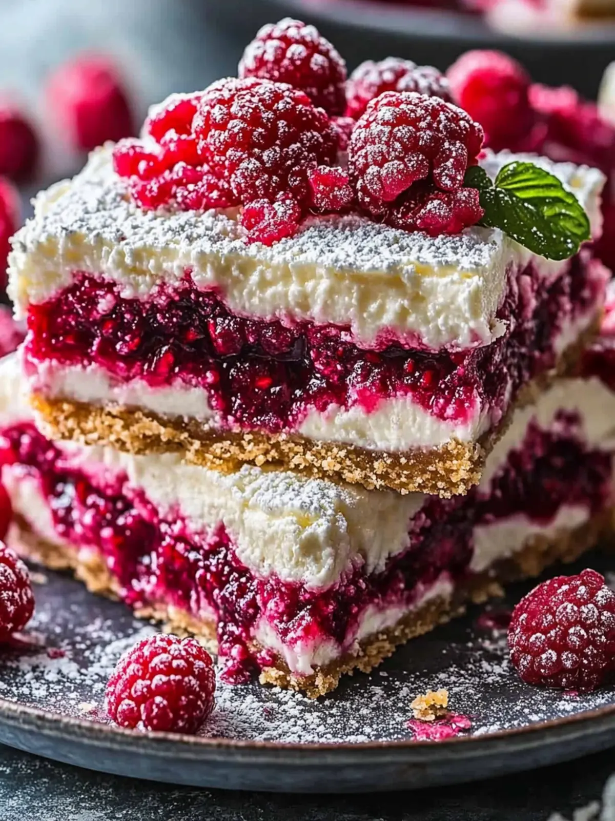 Raspberry Cheesecake Bars