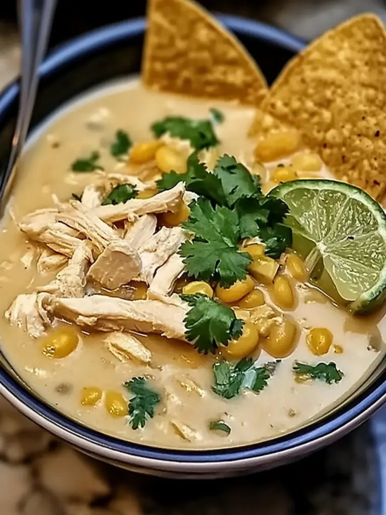 Slow Cooker White Chicken Chili