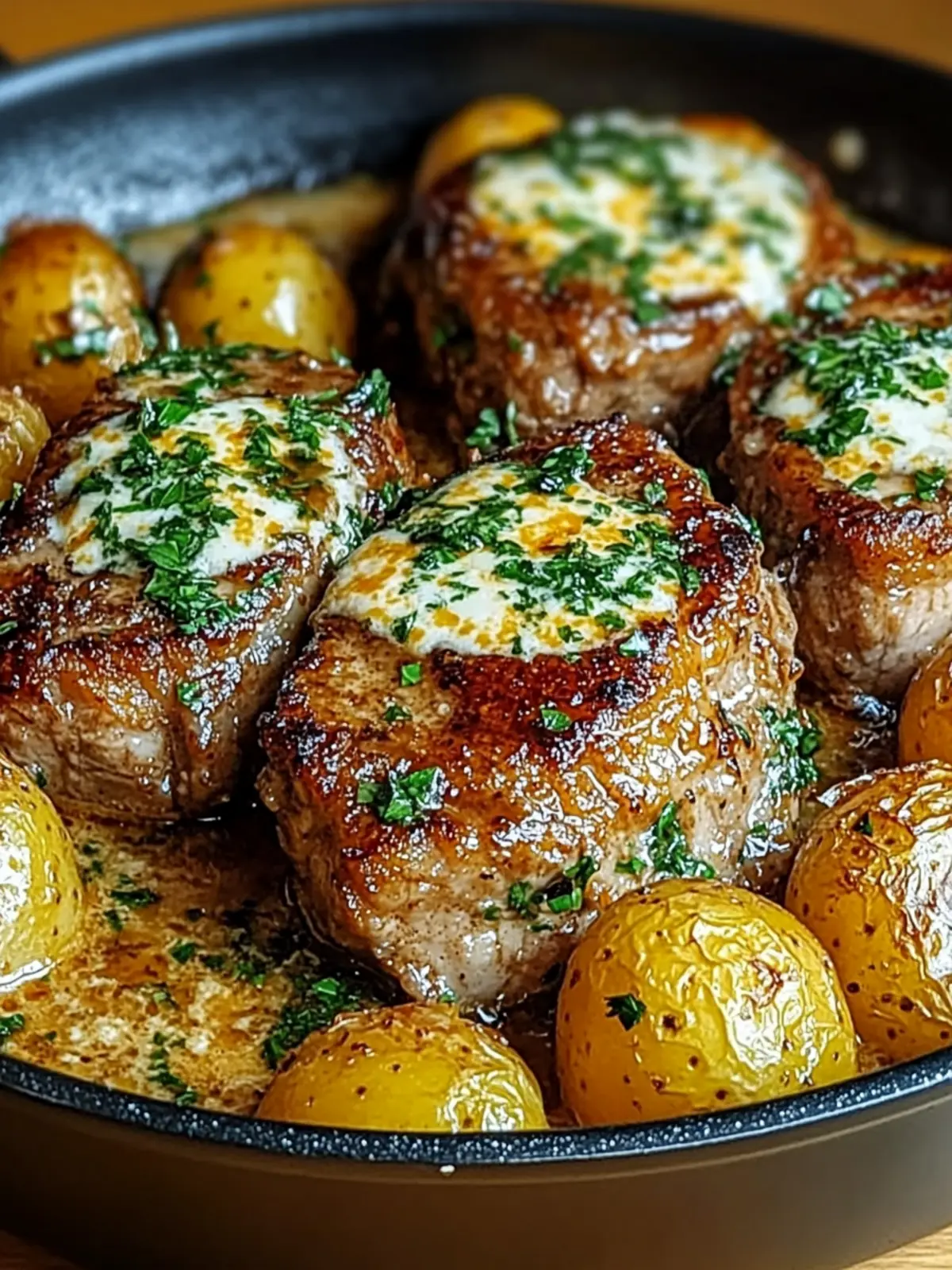 One-Pan Creamy Ranch Pork Chops & Potatoes for Effortless Brunch 5 One-Pan Creamy Ranch Pork Chops & Potatoes