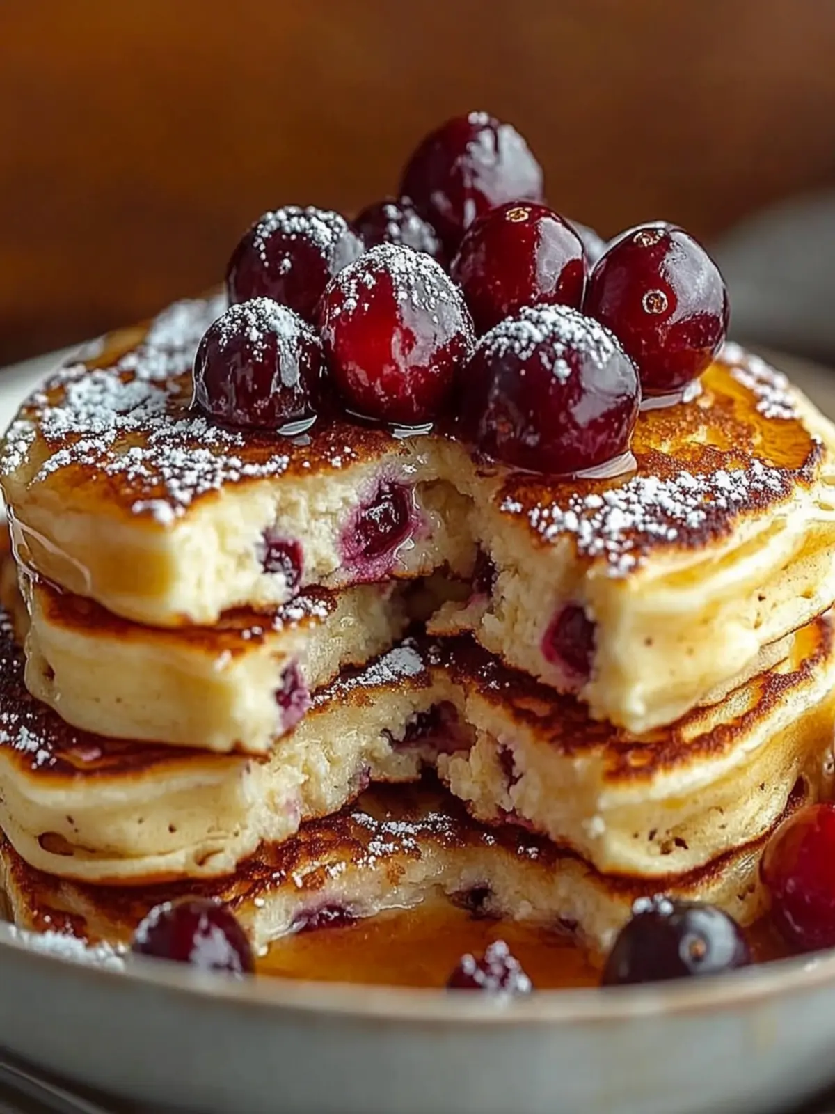 Fluffy Cranberry Orange Ricotta Pancakes to Brighten Your Morning 3 Fluffy Cranberry Orange Ricotta Pancakes