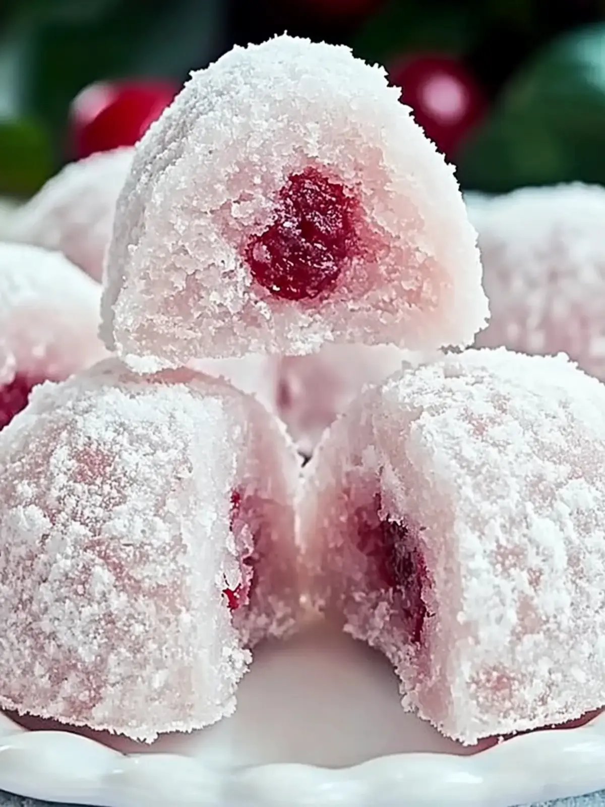 Cherry Snowball Cookies That Bring Holiday Cheer and Joy 4 Cherry Snowball Cookies