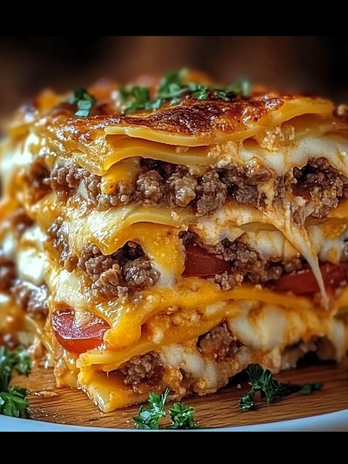 Lasagna Meets Cheeseburger: The Ultimate Comfort Food Mashup 2 Lasagna Meets Cheeseburger