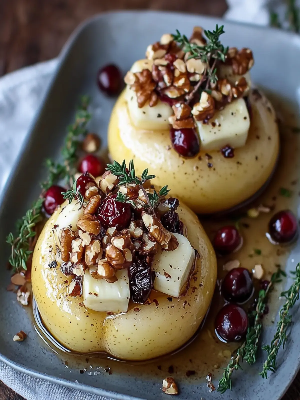 Baked Pears with Brie, Walnuts, and Cranberries for Cozy Moments 3 Baked Pears with Brie, Walnuts, and Cranberries