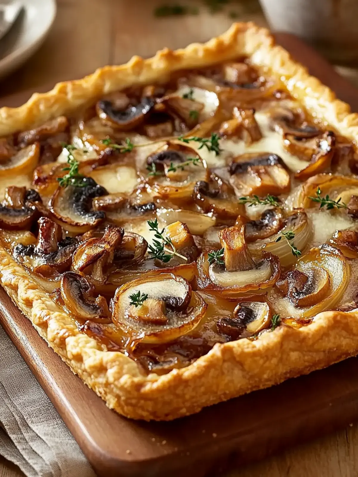 Caramelized Onion & Mushroom Tart: A Easy Gourmet Delight 2 Caramelized Onion & Mushroom Tart