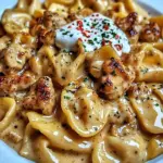 Cowboy Butter Garlic Chicken Tortellini