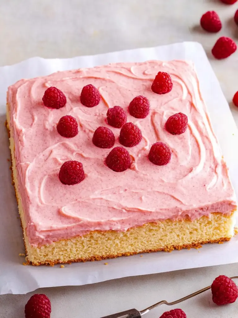 Almond Raspberry Cake