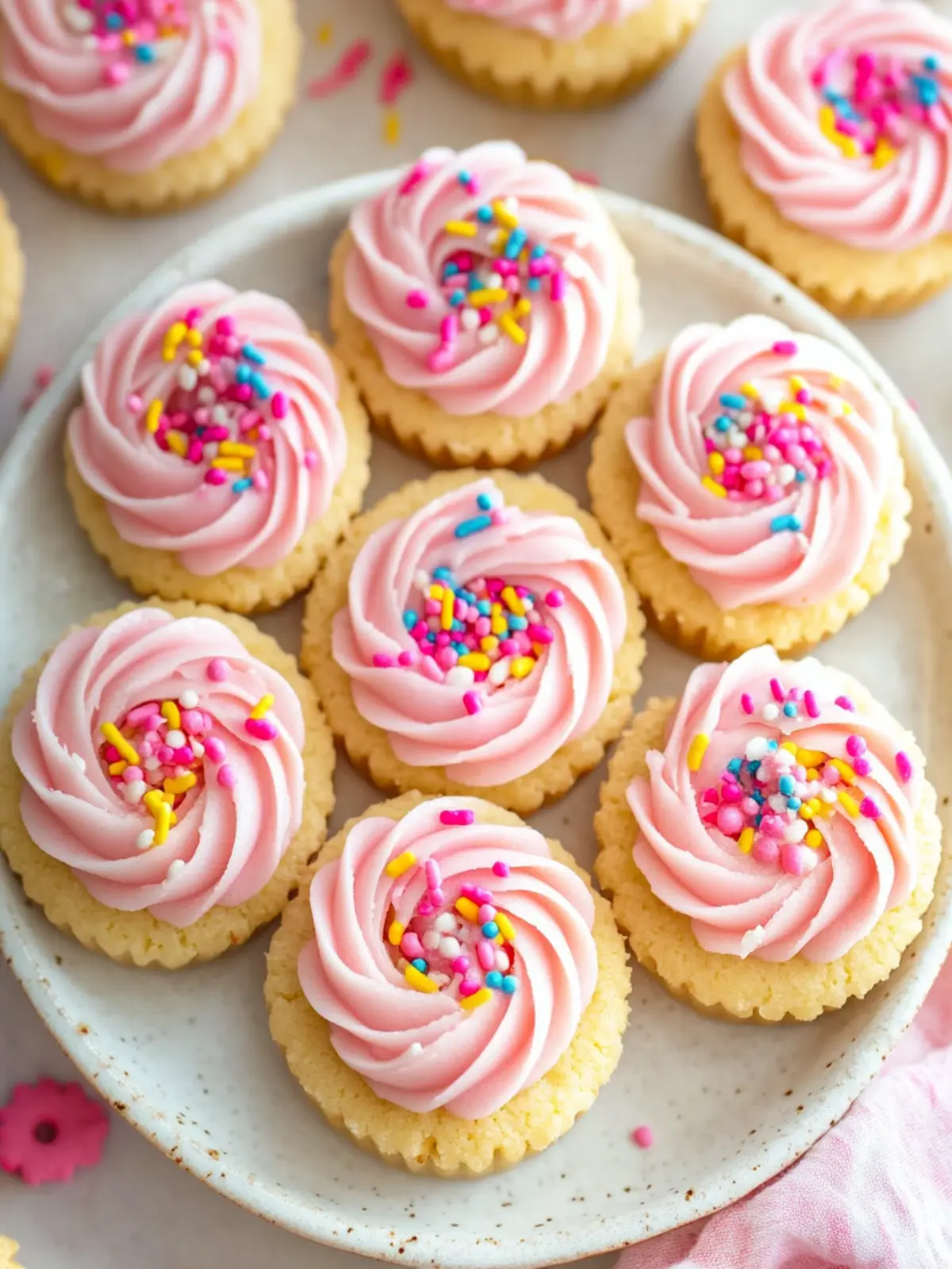 Joyful Sugar Cookie Cups with Cream Cheese Frosting Delight 5 Sugar Cookie Cups