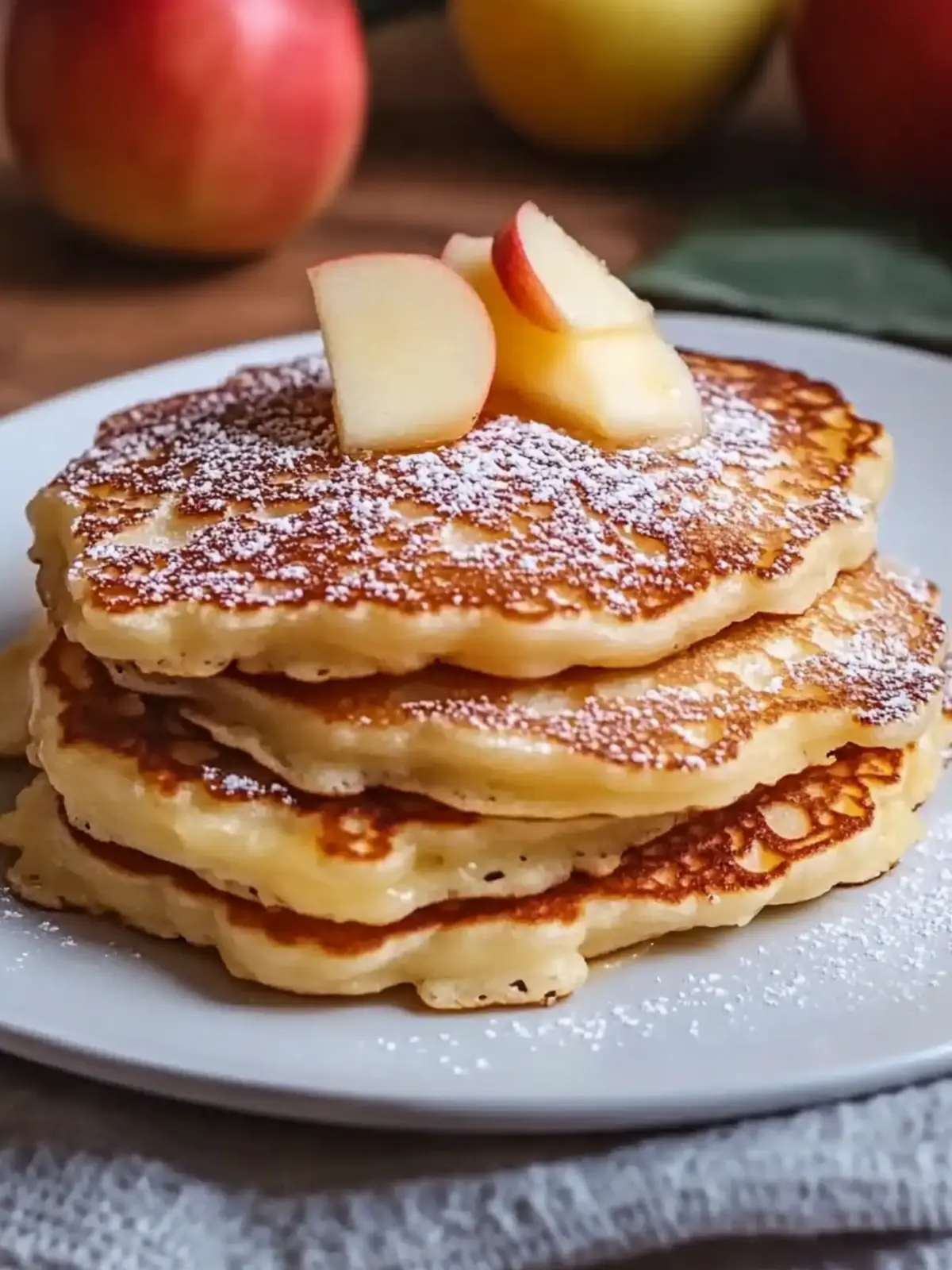 Fluffy Apple Yogurt Pancakes for a Wholesome Breakfast Treat 4 Apple Yogurt Pancakes