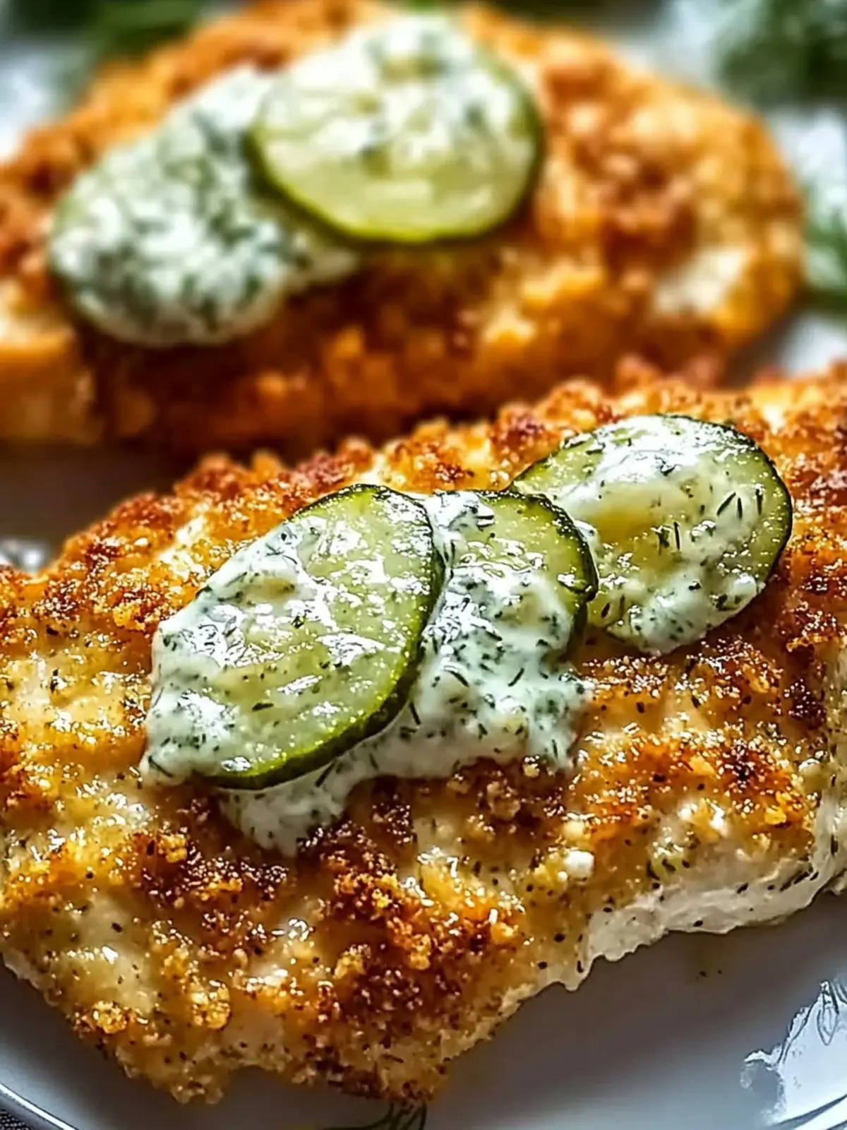 Crispy Dill Pickle Parmesan Chicken