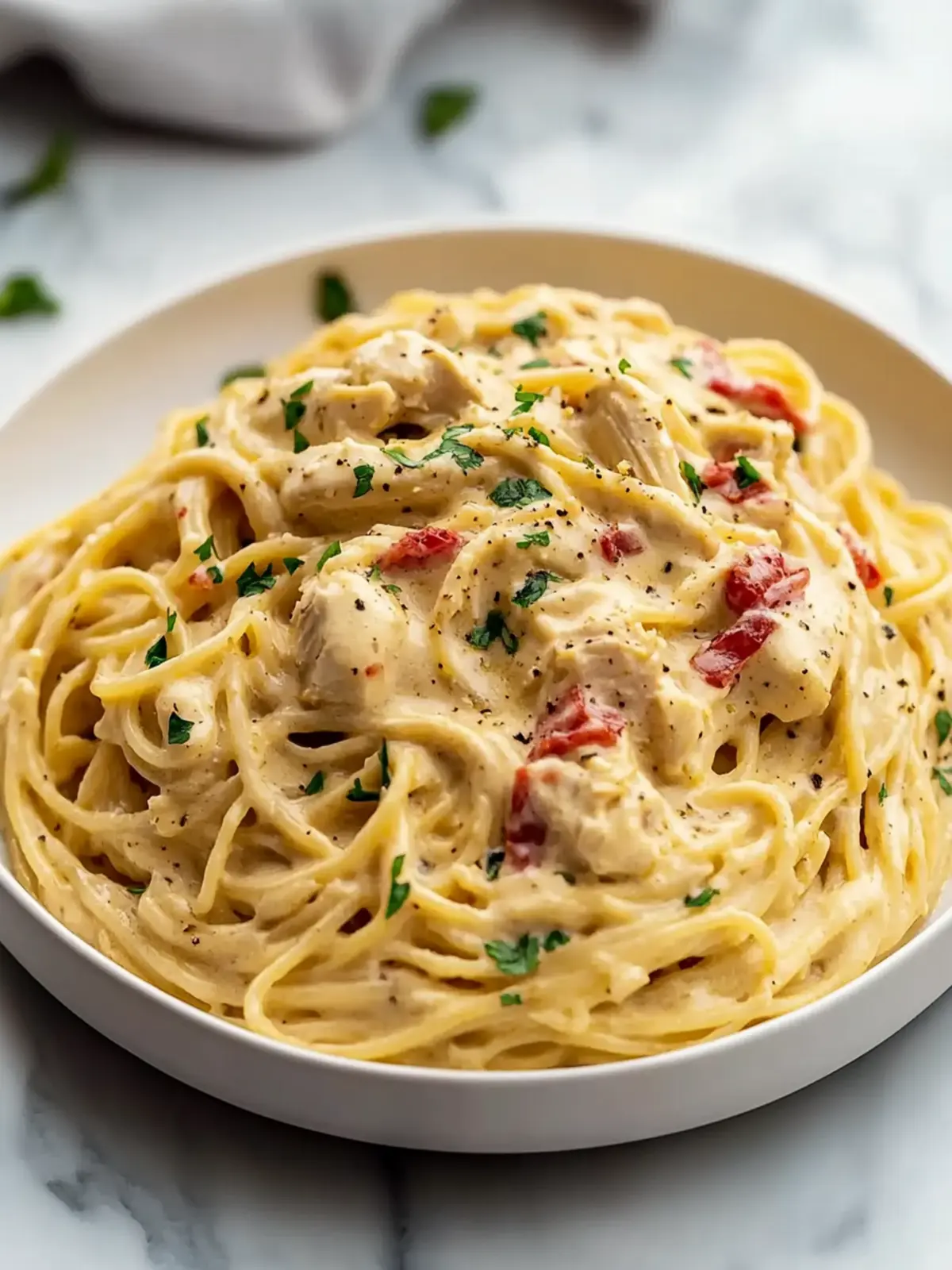 Creamy Crockpot Chicken Spaghetti for Effortless Family Nights 4 Creamy Crockpot Chicken Spaghetti