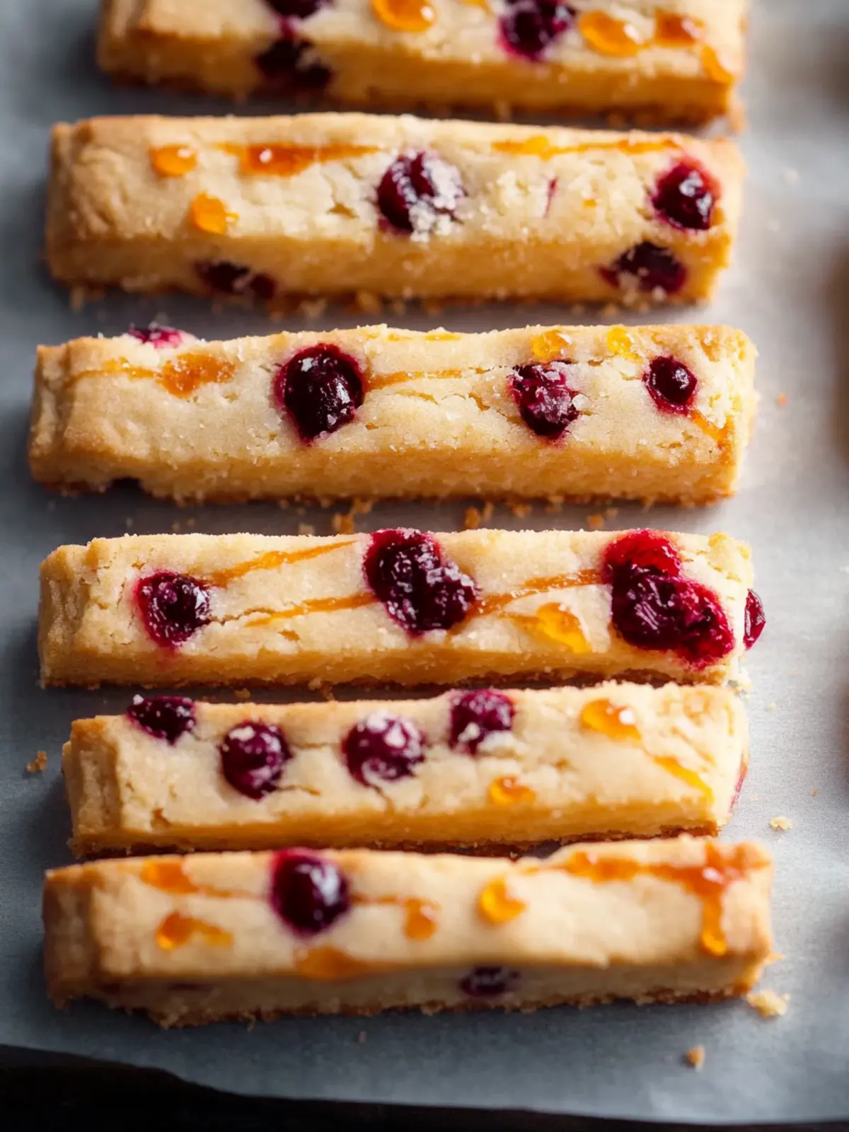 Melt-in-Your-Mouth Orange Cranberry Shortbread Cookies 4 Orange Cranberry Shortbread Cookies