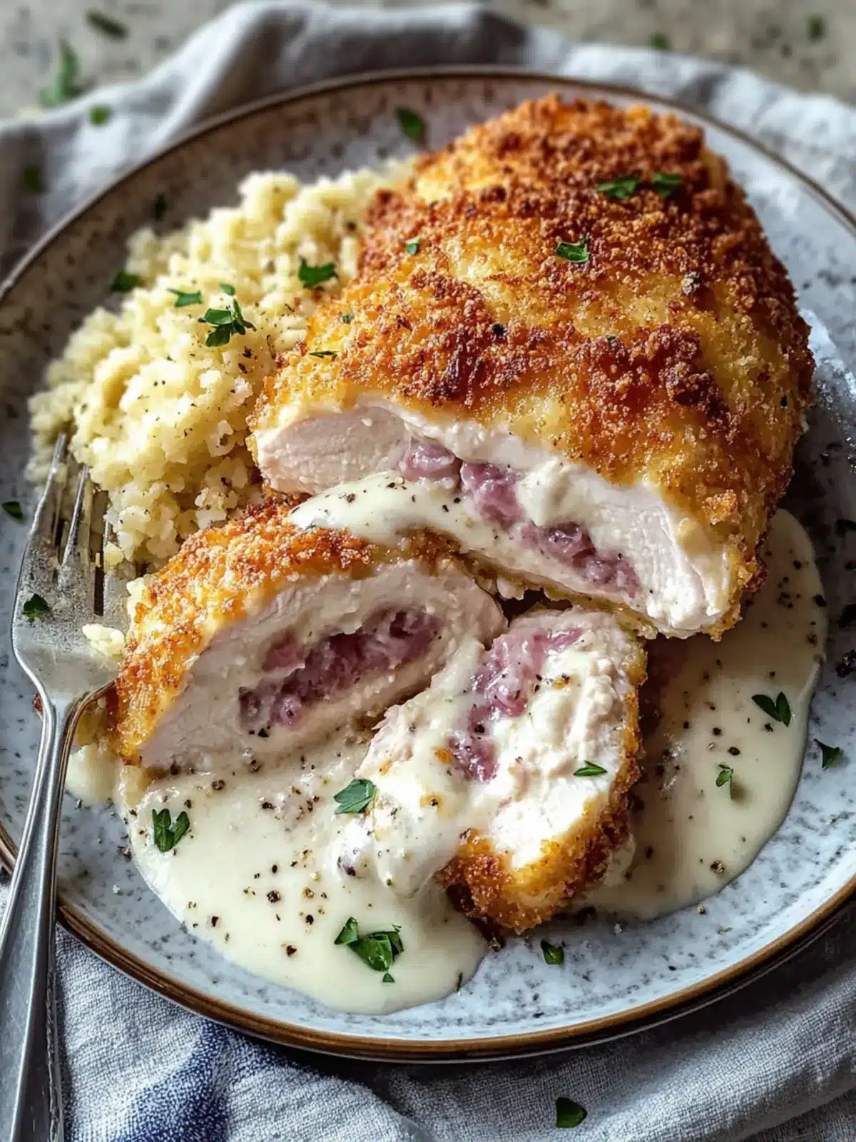 Creamy Chicken Cordon Bleu for an Unforgettable Dinner Night 3 Creamy Chicken Cordon Bleu