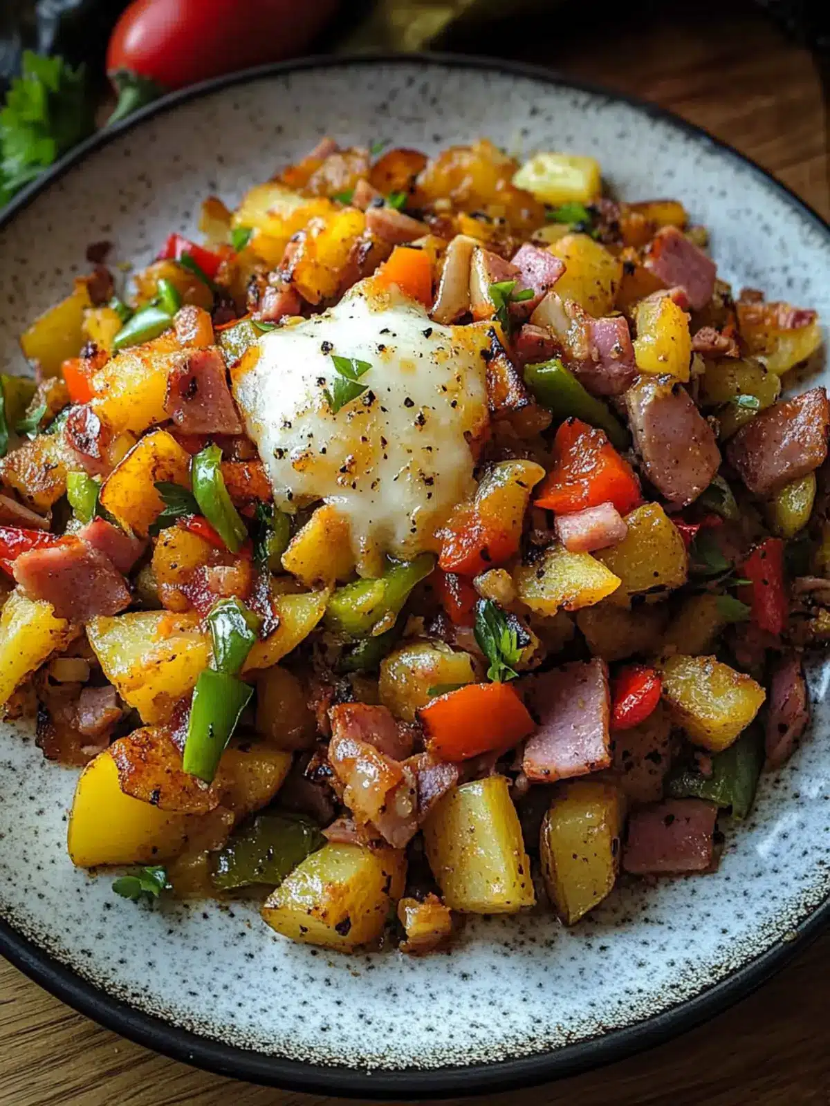 Quick and Delicious Ham and Potato Hash with Peppers Recipe 4 Ham and Potato Hash with Peppers