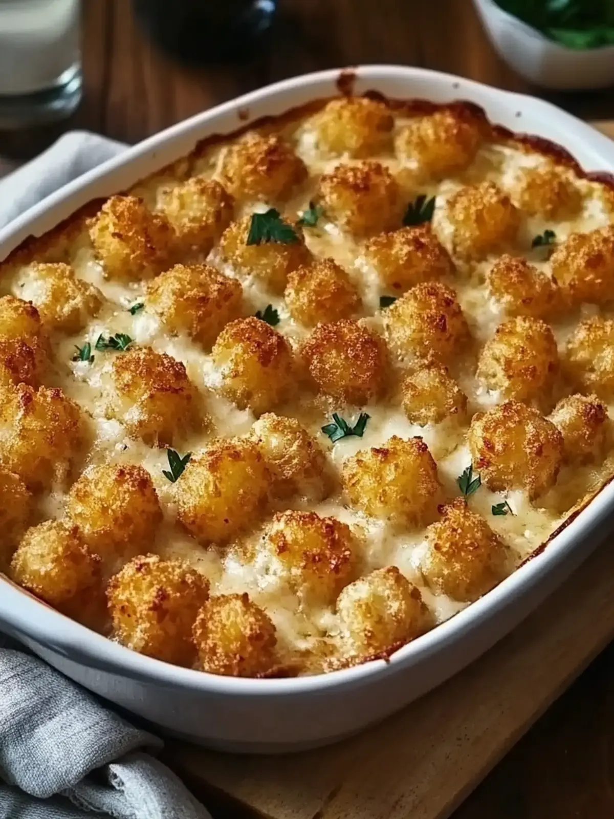 Delicious Chicken Alfredo Tater Tot Casserole Your Family Will Love 5 Chicken Alfredo Tater Tot Casserole