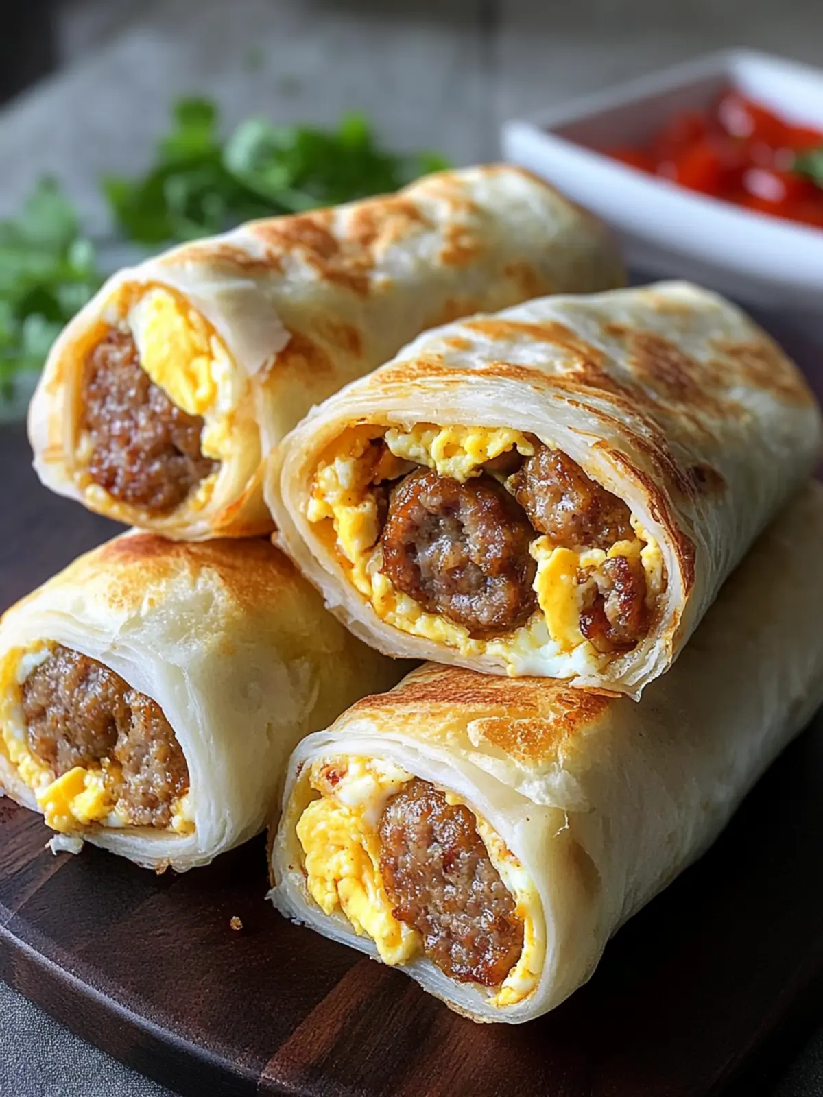Beef Sausage Egg Breakfast Roll Ups for a Tasty Morning Kickstart 2 Beef Sausage Egg Breakfast Roll Ups
