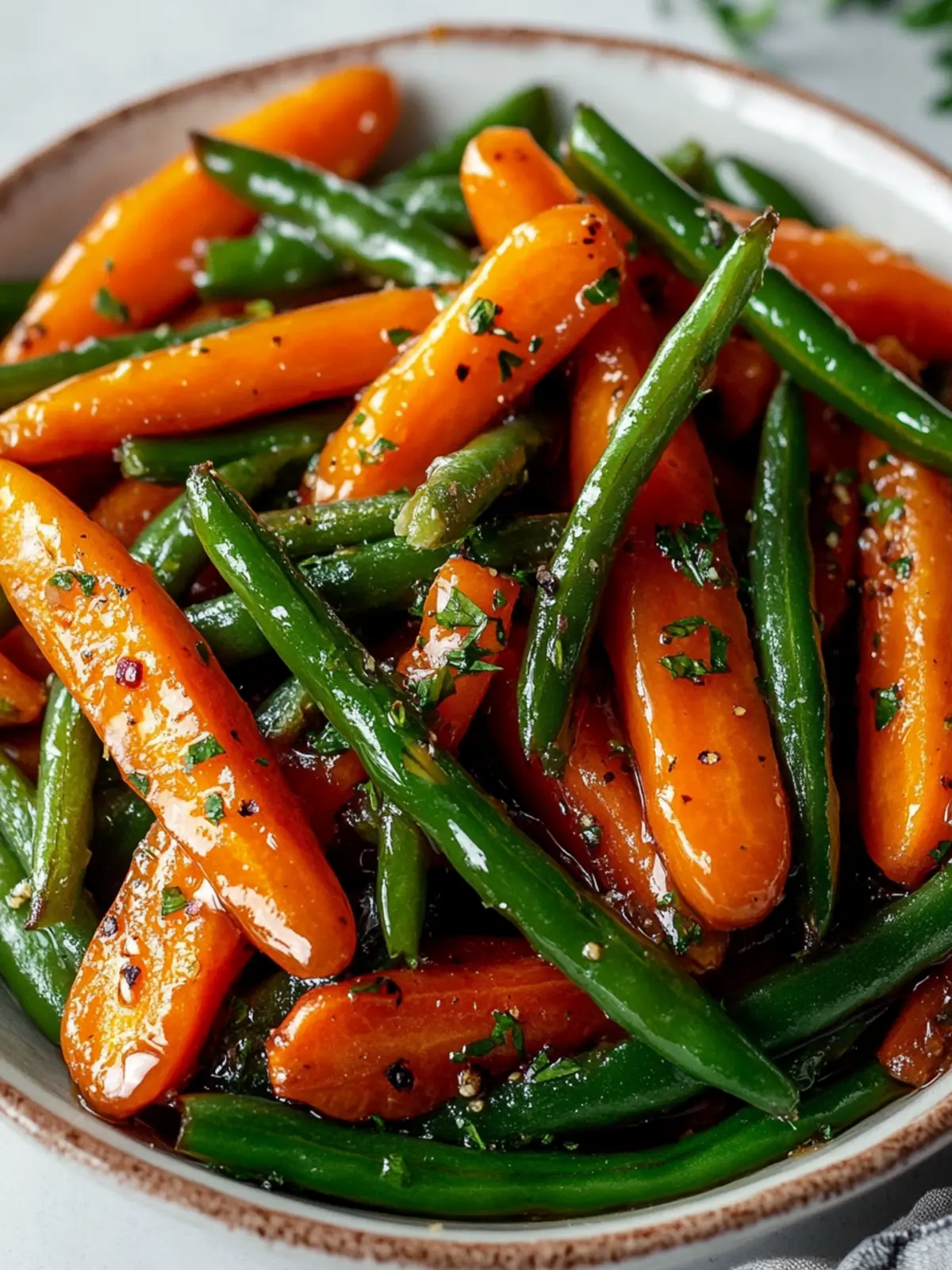 Honey Glazed Carrots & Green Beans