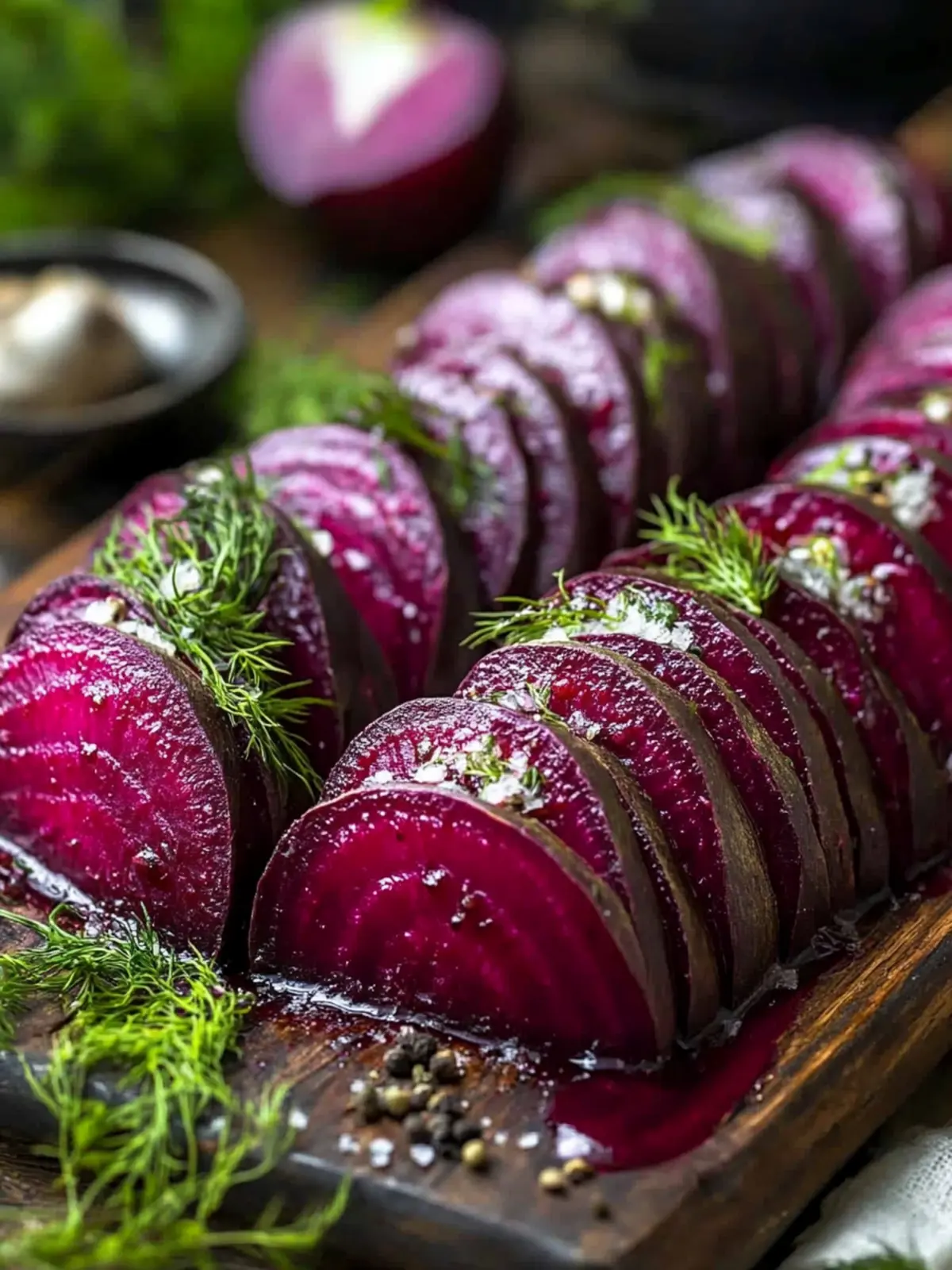 Roasted Hasselback Beets with Dill: A Flavorful Side Delight 5 Roasted Hasselback Beets Dill