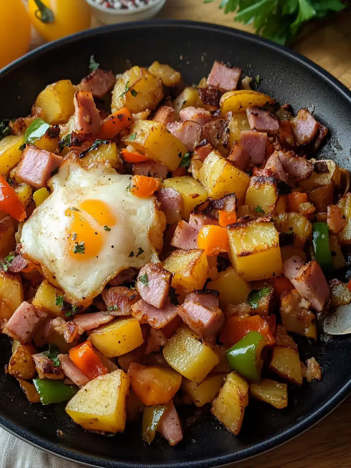 Quick and Delicious Ham and Potato Hash with Peppers Recipe 5 Ham and Potato Hash with Peppers