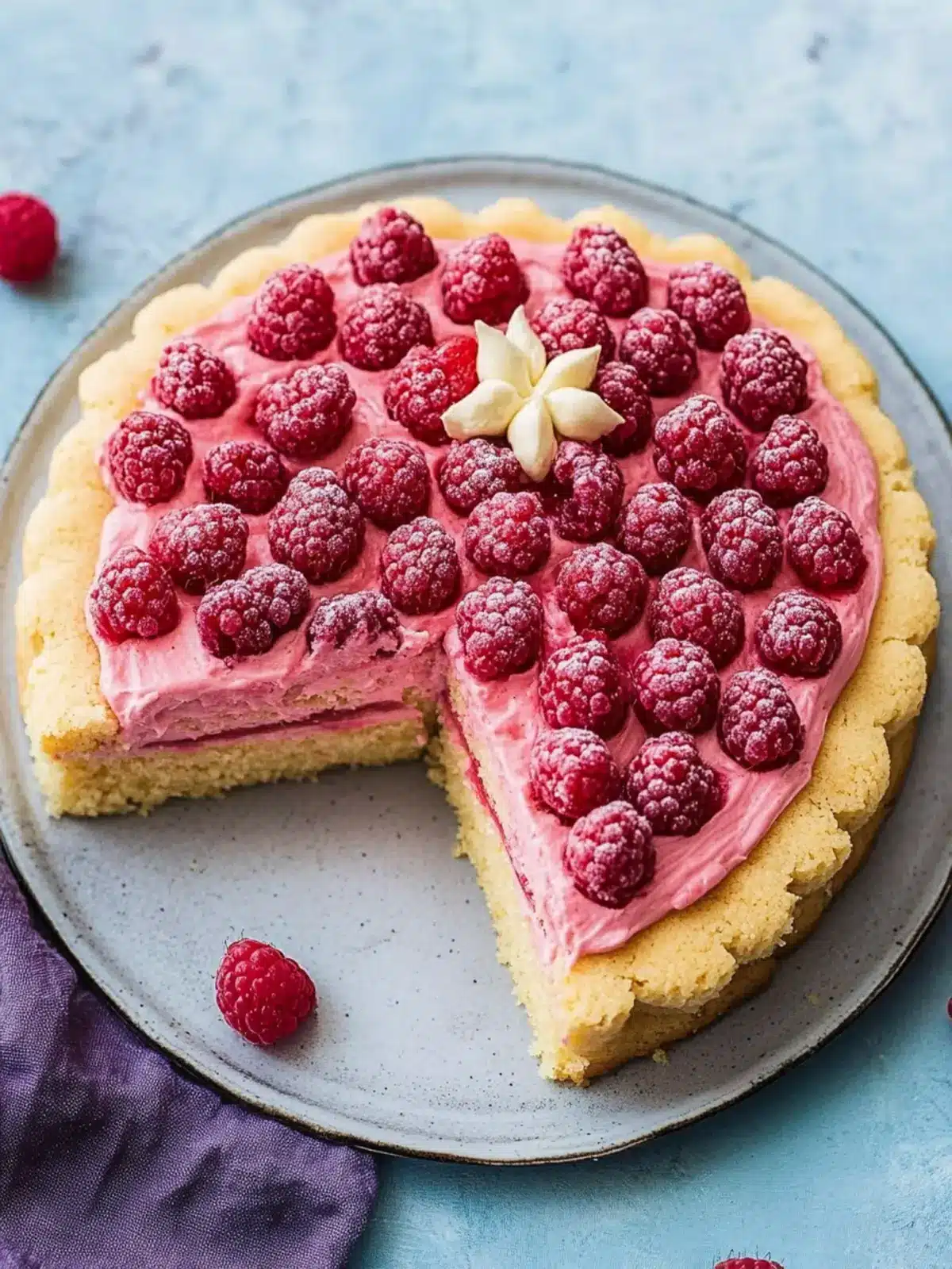 Delightful Sugar Cookie Cake with Raspberry Buttercream Bliss 3 Sugar Cookie Cake with Raspberry Buttercream