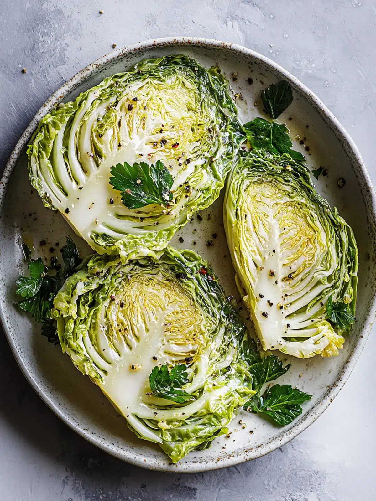 Melted Cabbage with Garlic Parmesan: A Cozy Side Delight 4 Melted Cabbage